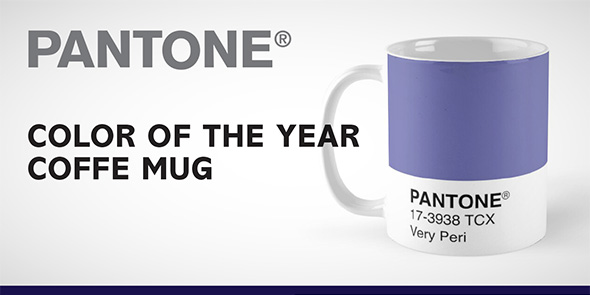 Hand-made coffee mug with Pantone® color of the year