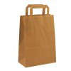Topkraft-kassi, 80 g/m² ruskea, 260x100x330mm litteät kannikkeet