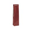 Viinipullokassi 70/50 g/m² punainen paperi 95x65x380mm puuvilla kannikkeet