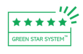 A 5 Stars "Green Star System for Visual Com" product means it is made with a raw material of recycled origin which has a high recyclability